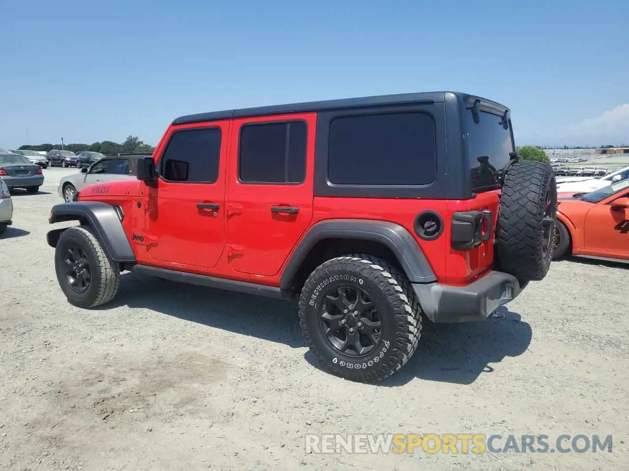 2 fotografías del automóvil dañado 1C4HJXDN1MW528776 JEEP WRANGLER 2021