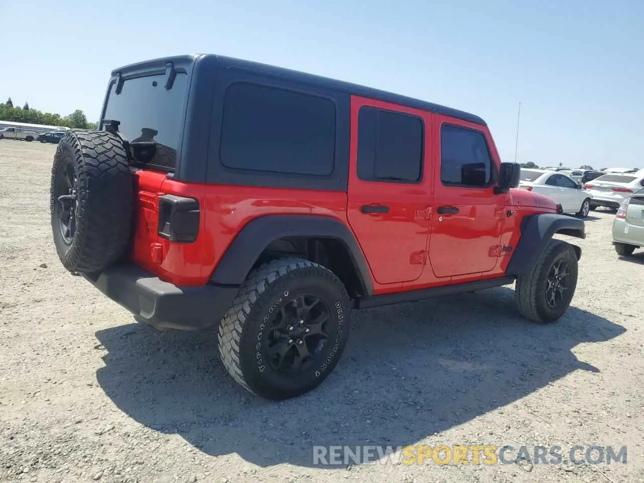 3 fotografías del automóvil dañado 1C4HJXDN1MW528776 JEEP WRANGLER 2021