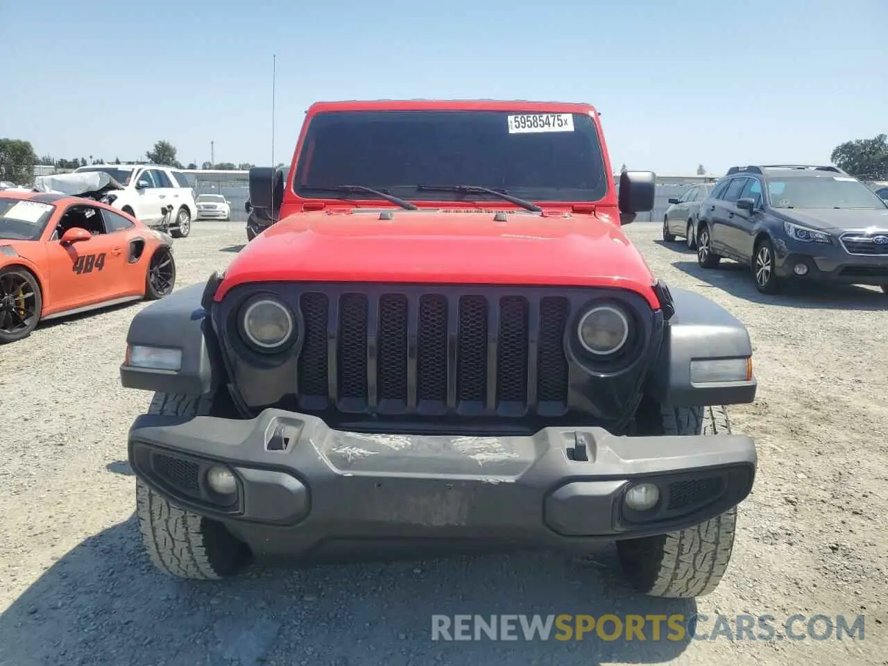 5 fotografías del automóvil dañado 1C4HJXDN1MW528776 JEEP WRANGLER 2021