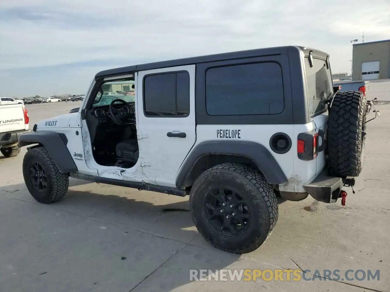 2 fotografías del automóvil dañado 1C4HJXDN1MW589657 JEEP WRANGLER 2021