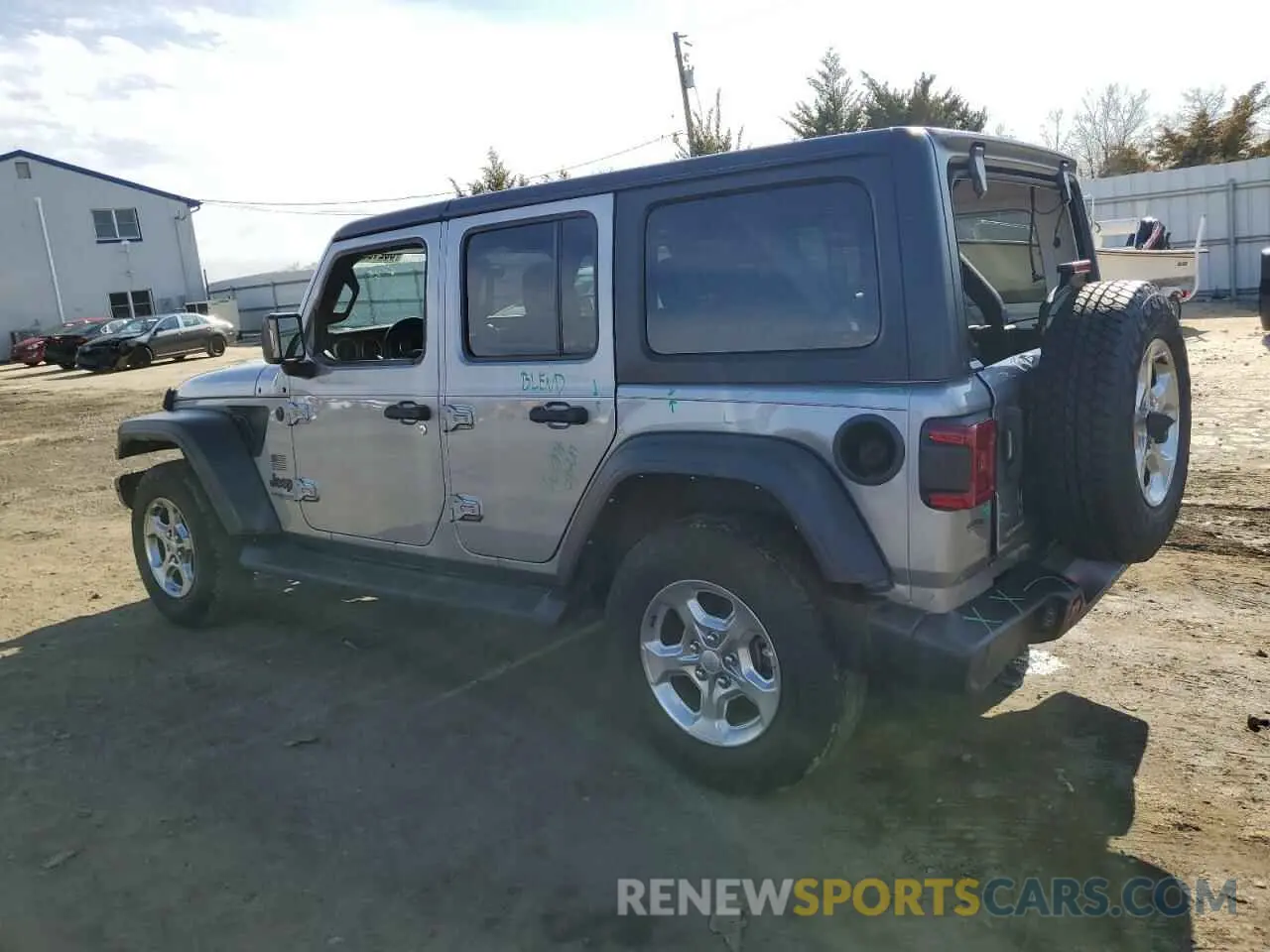 2 fotografías del automóvil dañado 1C4HJXDN1MW672344 JEEP WRANGLER 2021