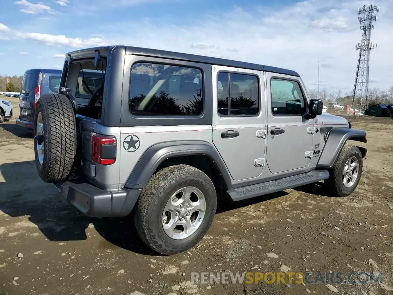 3 fotografías del automóvil dañado 1C4HJXDN1MW672344 JEEP WRANGLER 2021