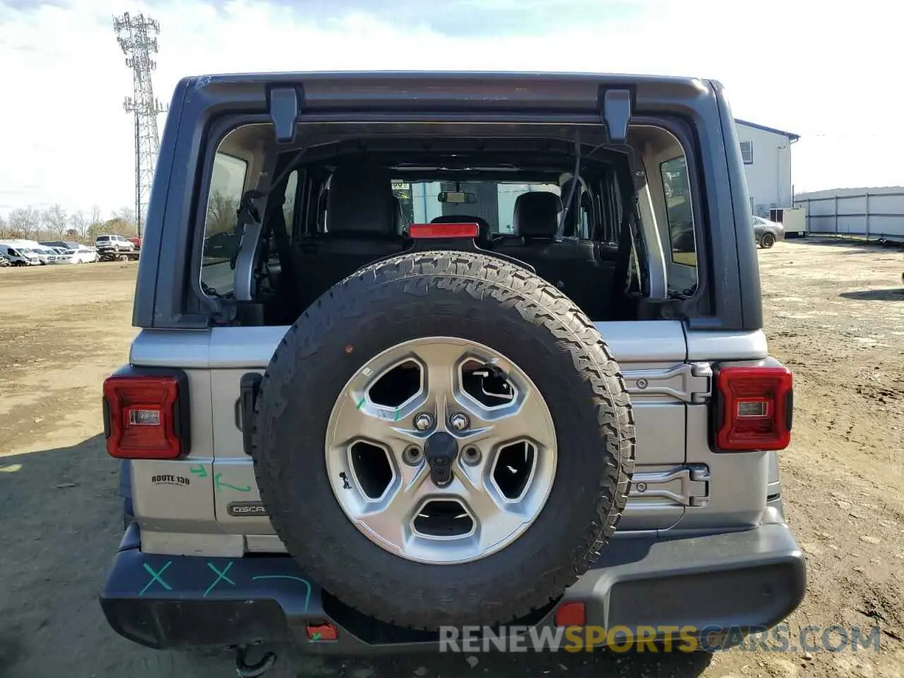 6 fotografías del automóvil dañado 1C4HJXDN1MW672344 JEEP WRANGLER 2021