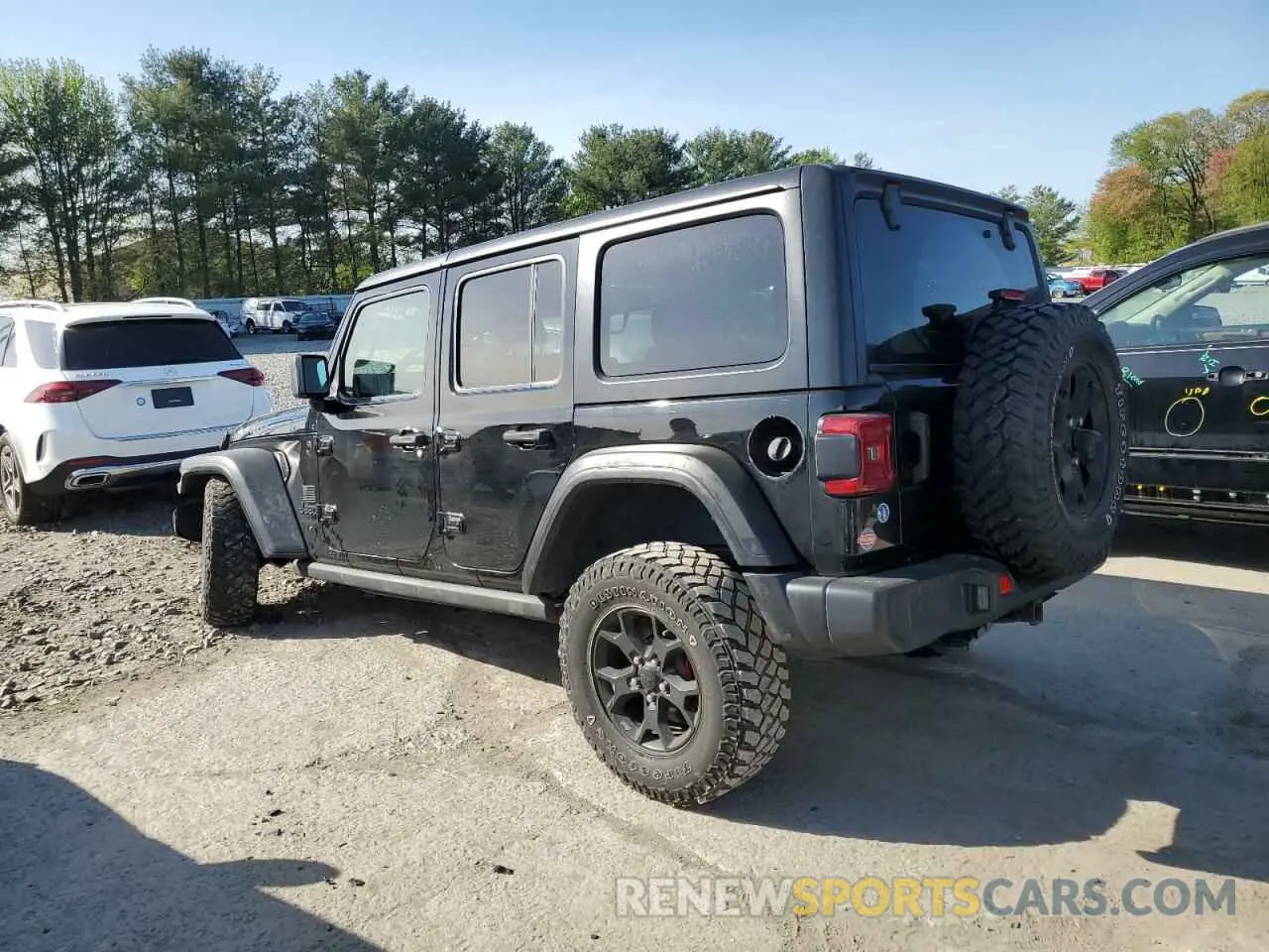 2 fotografías del automóvil dañado 1C4HJXDN1MW816202 JEEP WRANGLER 2021