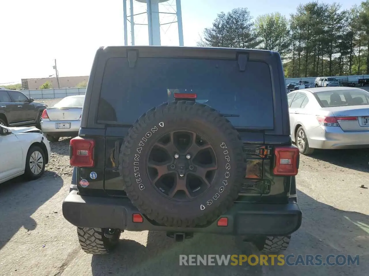 6 fotografías del automóvil dañado 1C4HJXDN1MW816202 JEEP WRANGLER 2021