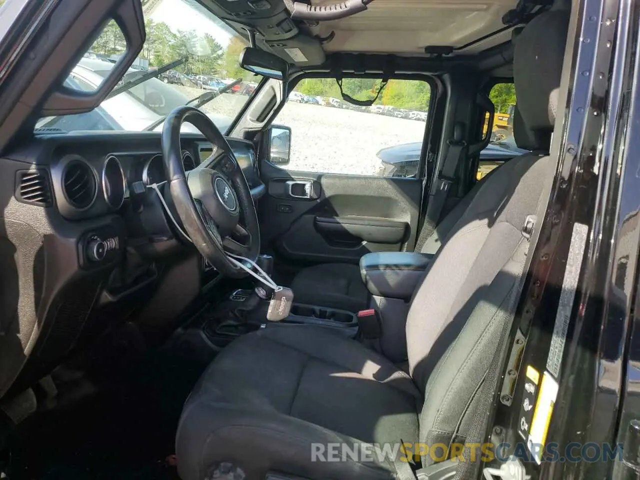 7 fotografías del automóvil dañado 1C4HJXDN1MW816202 JEEP WRANGLER 2021