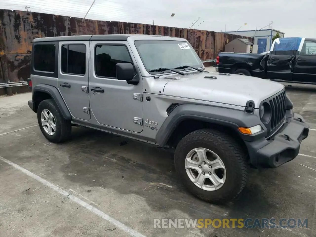 4 fotografías del automóvil dañado 1C4HJXDN2MW515423 JEEP WRANGLER 2021
