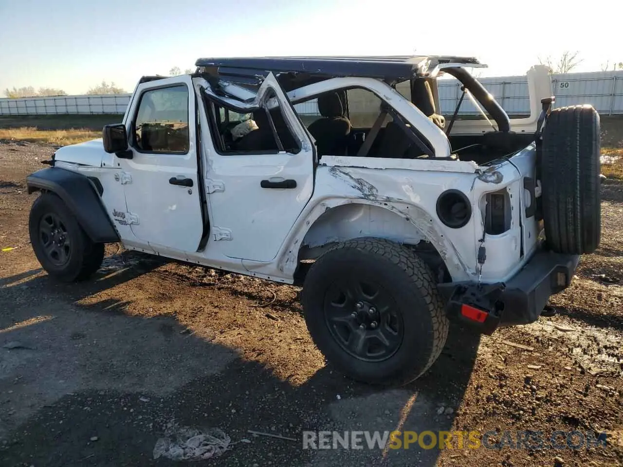 2 fotografías del automóvil dañado 1C4HJXDN2MW556893 JEEP WRANGLER 2021