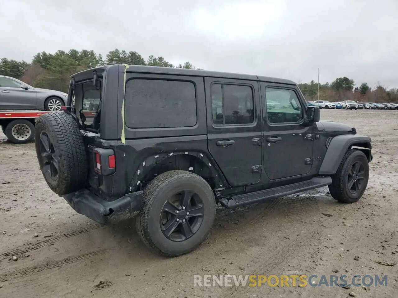 3 fotografías del automóvil dañado 1C4HJXDN2MW796669 JEEP WRANGLER 2021