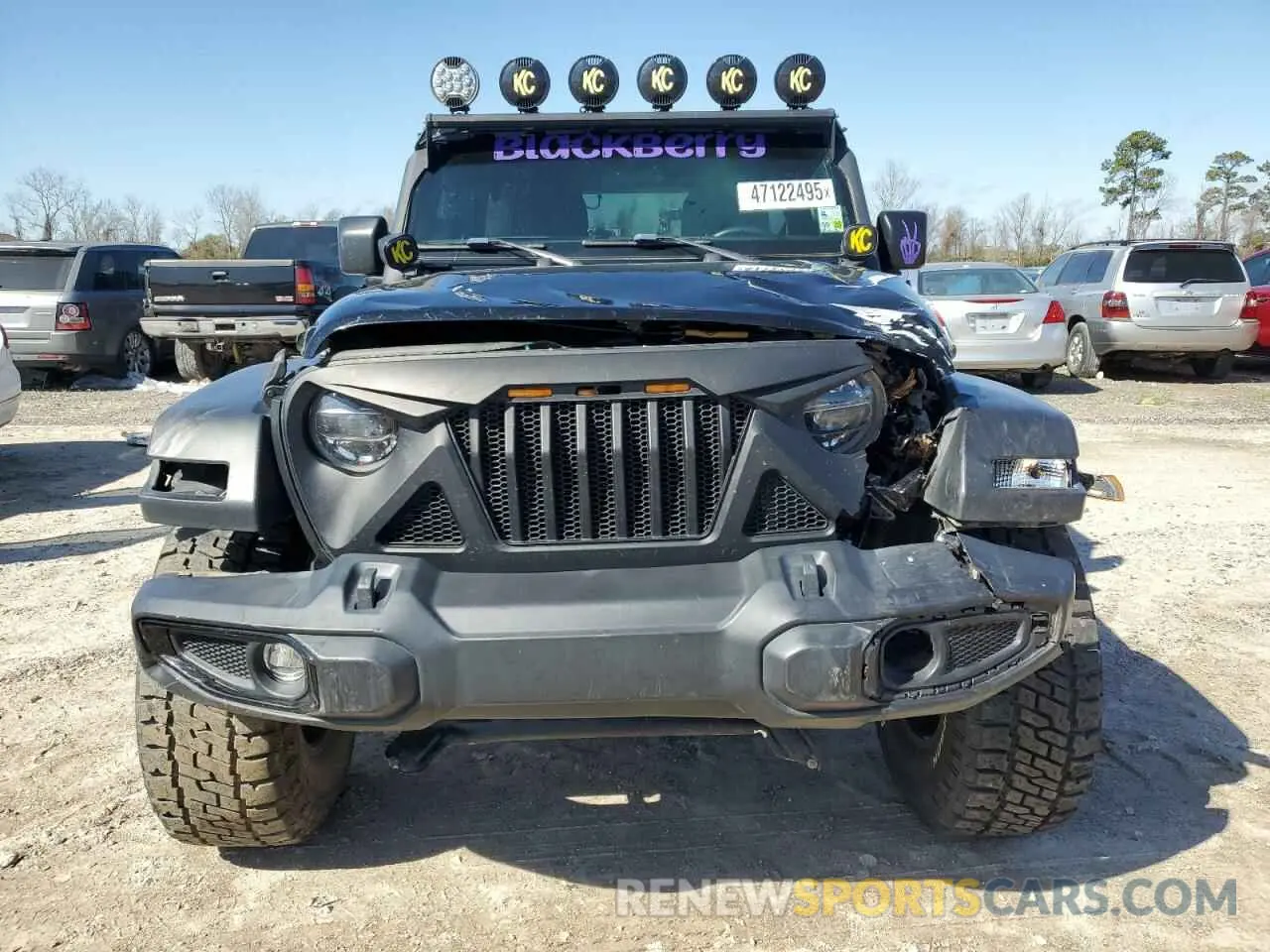 5 fotografías del automóvil dañado 1C4HJXDN3MW680459 JEEP WRANGLER 2021