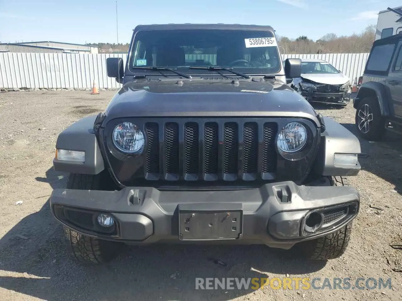 5 fotografías del automóvil dañado 1C4HJXDN3MW817464 JEEP WRANGLER 2021