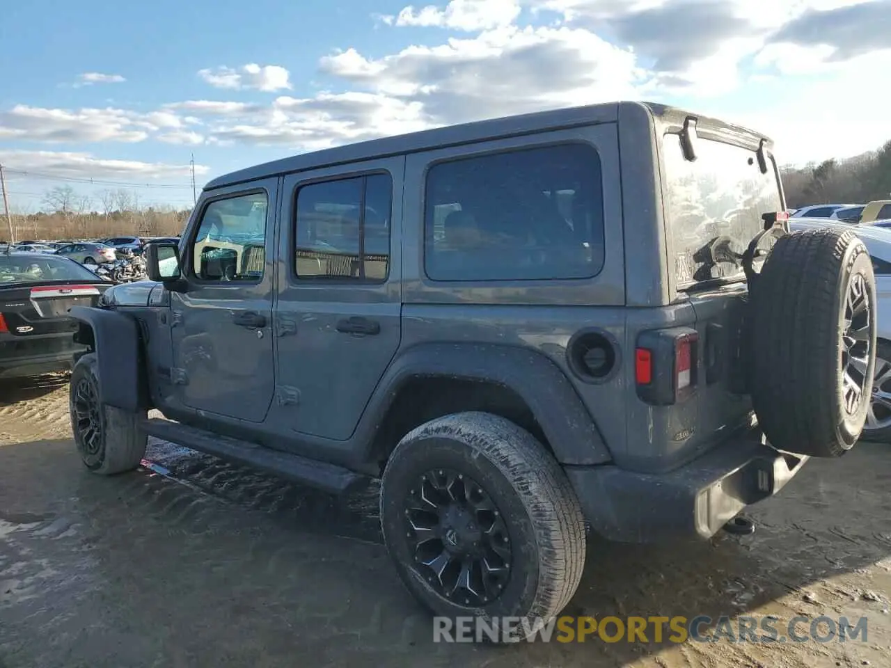2 fotografías del automóvil dañado 1C4HJXDN4MW847816 JEEP WRANGLER 2021