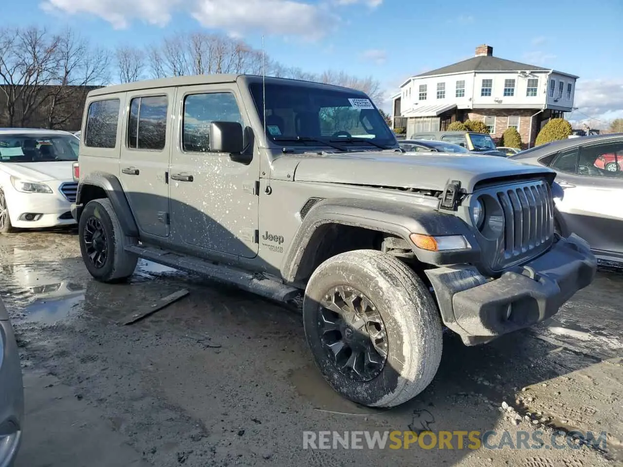 4 fotografías del automóvil dañado 1C4HJXDN4MW847816 JEEP WRANGLER 2021
