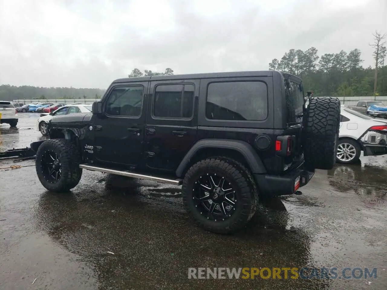 2 fotografías del automóvil dañado 1C4HJXDN5MW525525 JEEP WRANGLER 2021