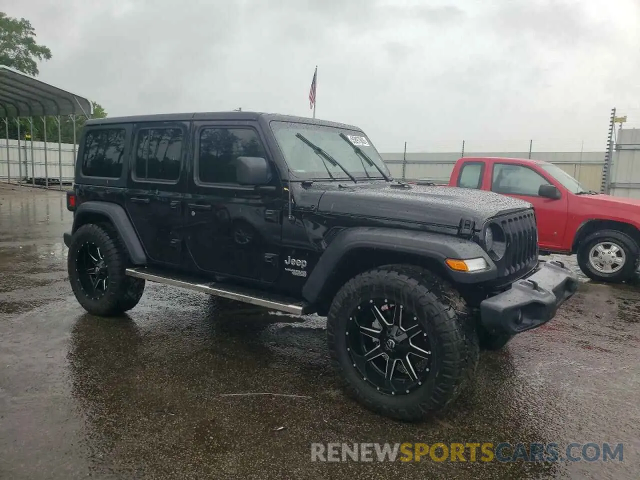 4 fotografías del automóvil dañado 1C4HJXDN5MW525525 JEEP WRANGLER 2021