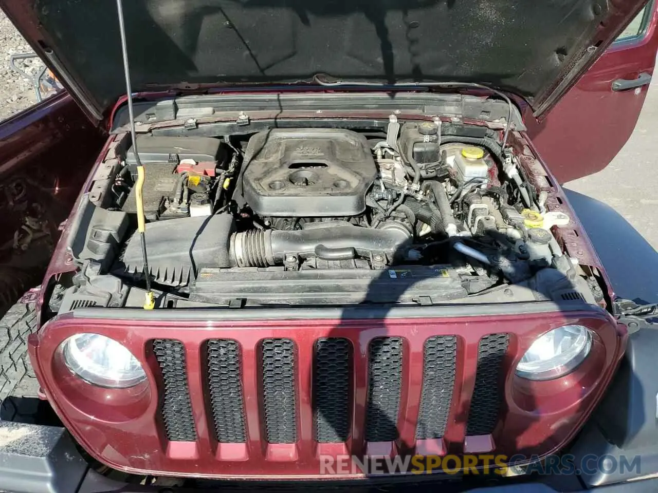 12 fotografías del automóvil dañado 1C4HJXDN5MW575048 JEEP WRANGLER 2021
