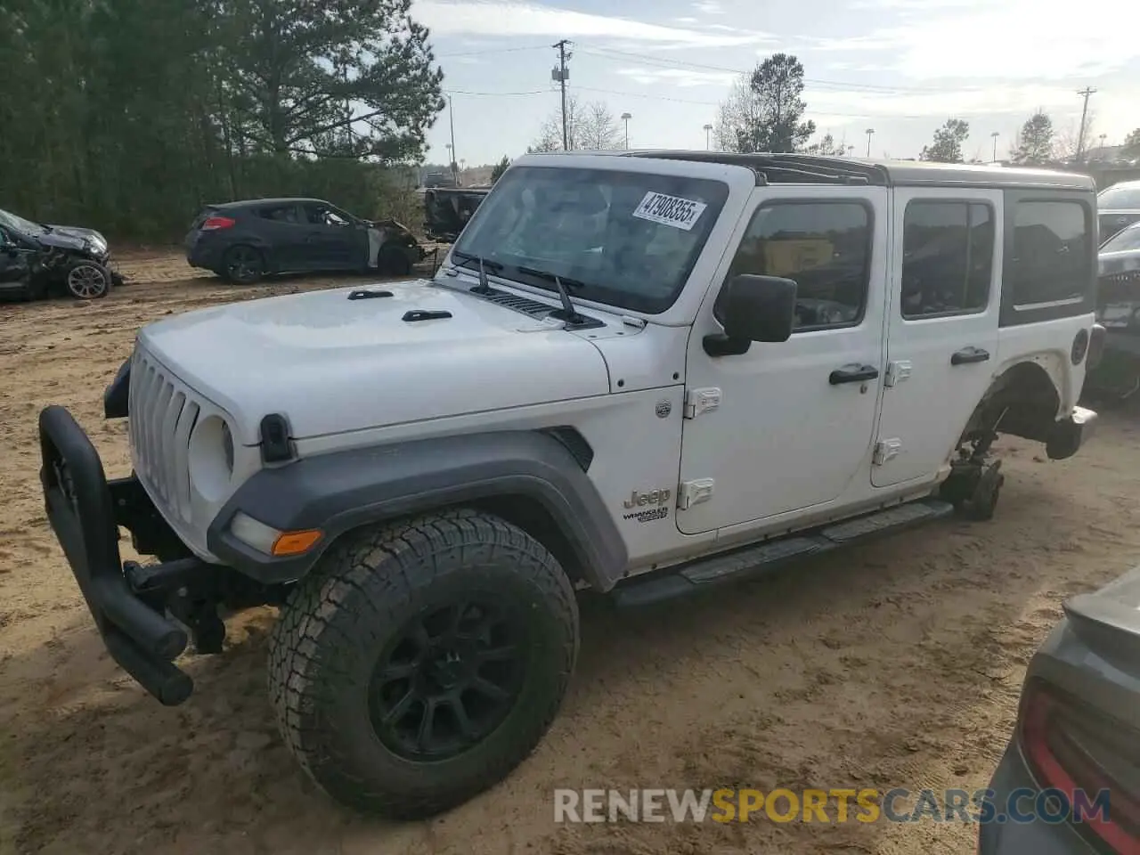 1 fotografías del automóvil dañado 1C4HJXDN5MW592660 JEEP WRANGLER 2021