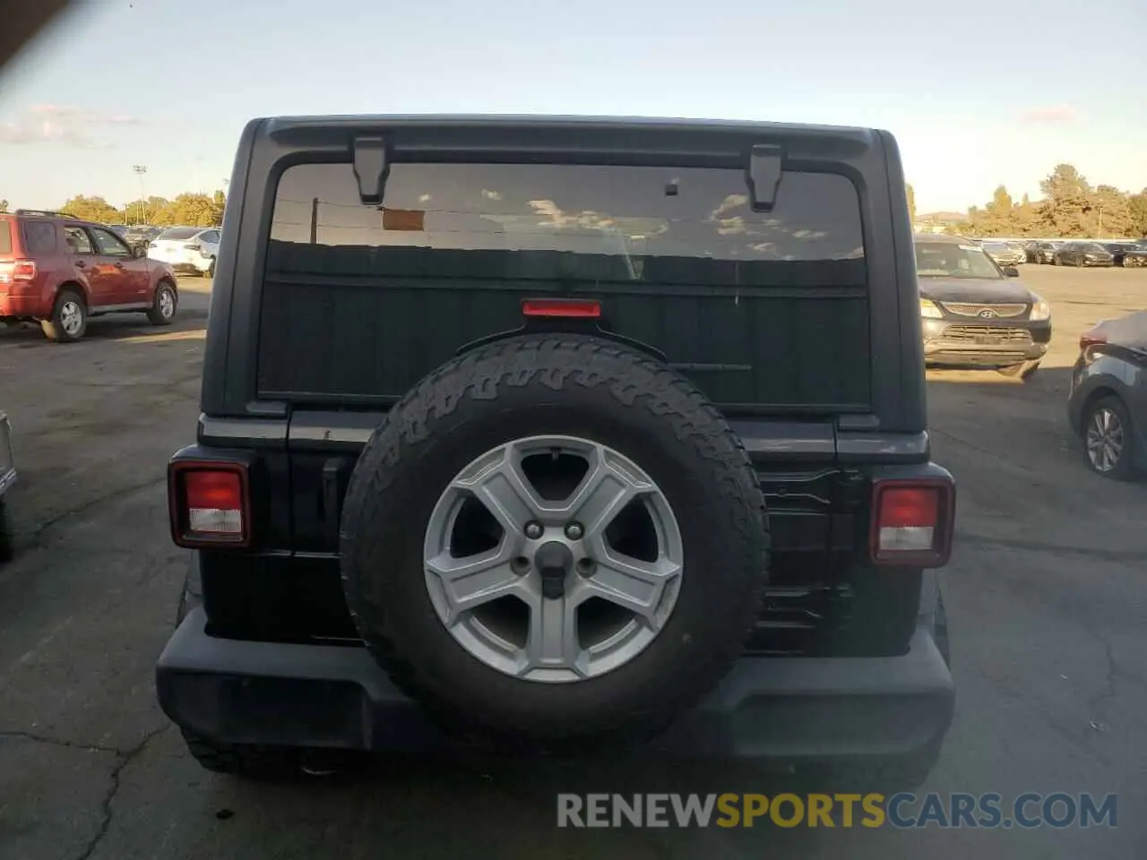 6 fotografías del automóvil dañado 1C4HJXDN5MW636897 JEEP WRANGLER 2021