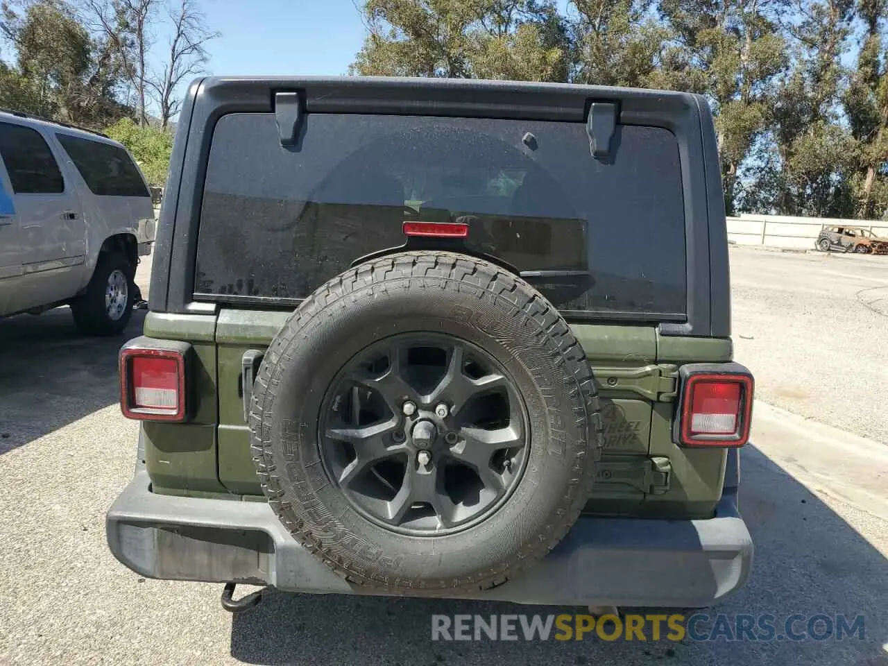 6 fotografías del automóvil dañado 1C4HJXDN5MW683606 JEEP WRANGLER 2021