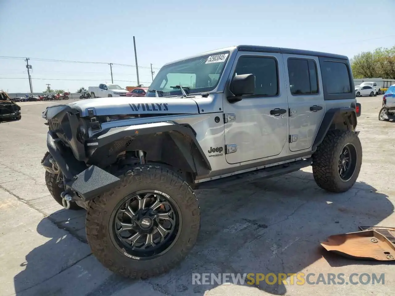 1 fotografías del automóvil dañado 1C4HJXDN6MW590786 JEEP WRANGLER 2021