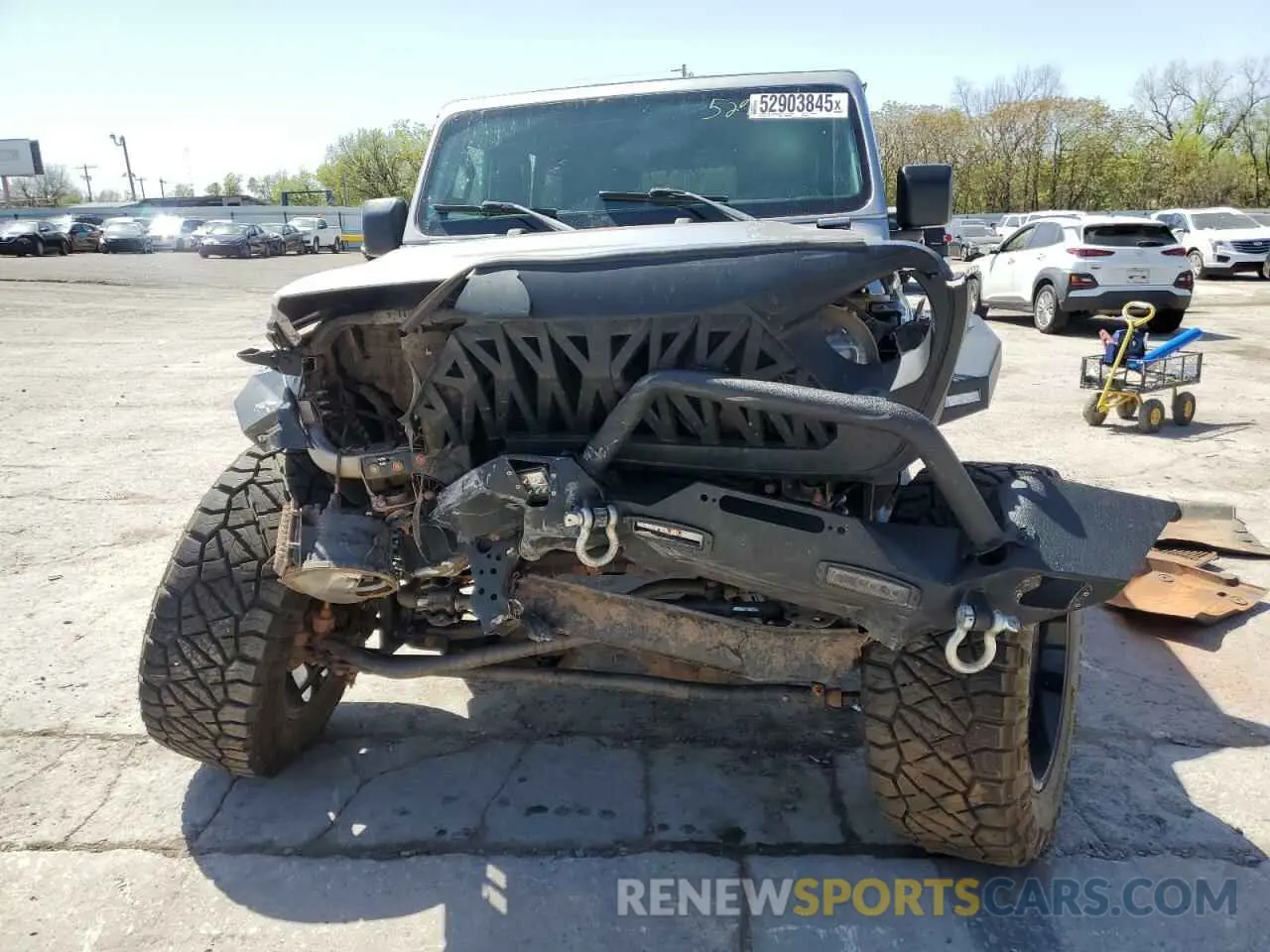 5 fotografías del automóvil dañado 1C4HJXDN6MW590786 JEEP WRANGLER 2021