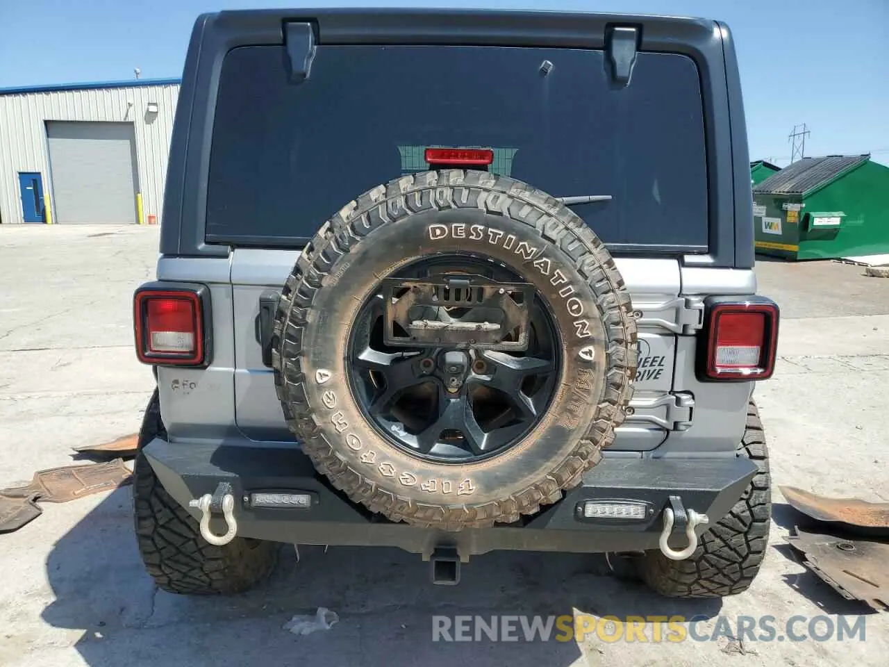 6 fotografías del automóvil dañado 1C4HJXDN6MW590786 JEEP WRANGLER 2021