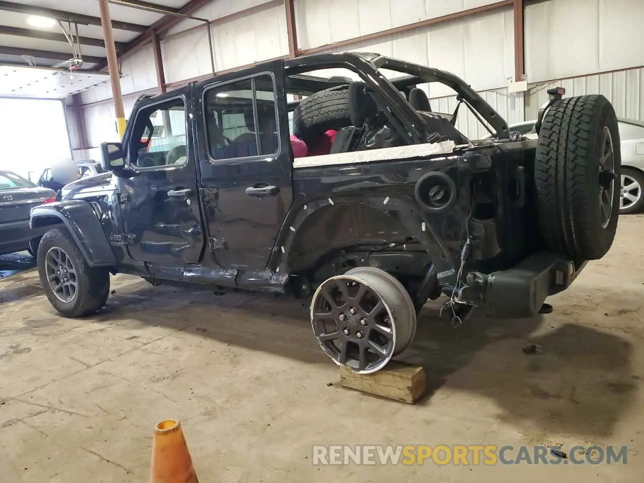 2 fotografías del automóvil dañado 1C4HJXDN6MW718492 JEEP WRANGLER 2021