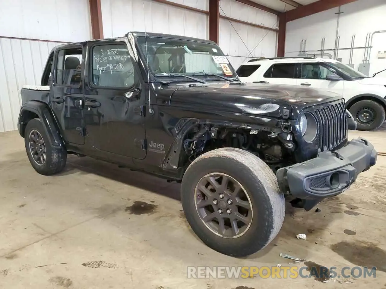 4 fotografías del automóvil dañado 1C4HJXDN6MW718492 JEEP WRANGLER 2021