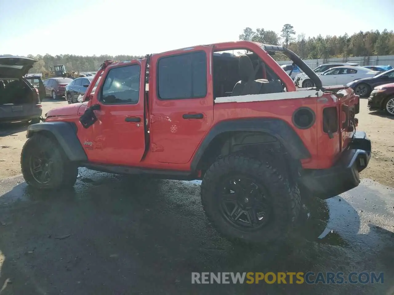 2 fotografías del automóvil dañado 1C4HJXDN7MW544741 JEEP WRANGLER 2021