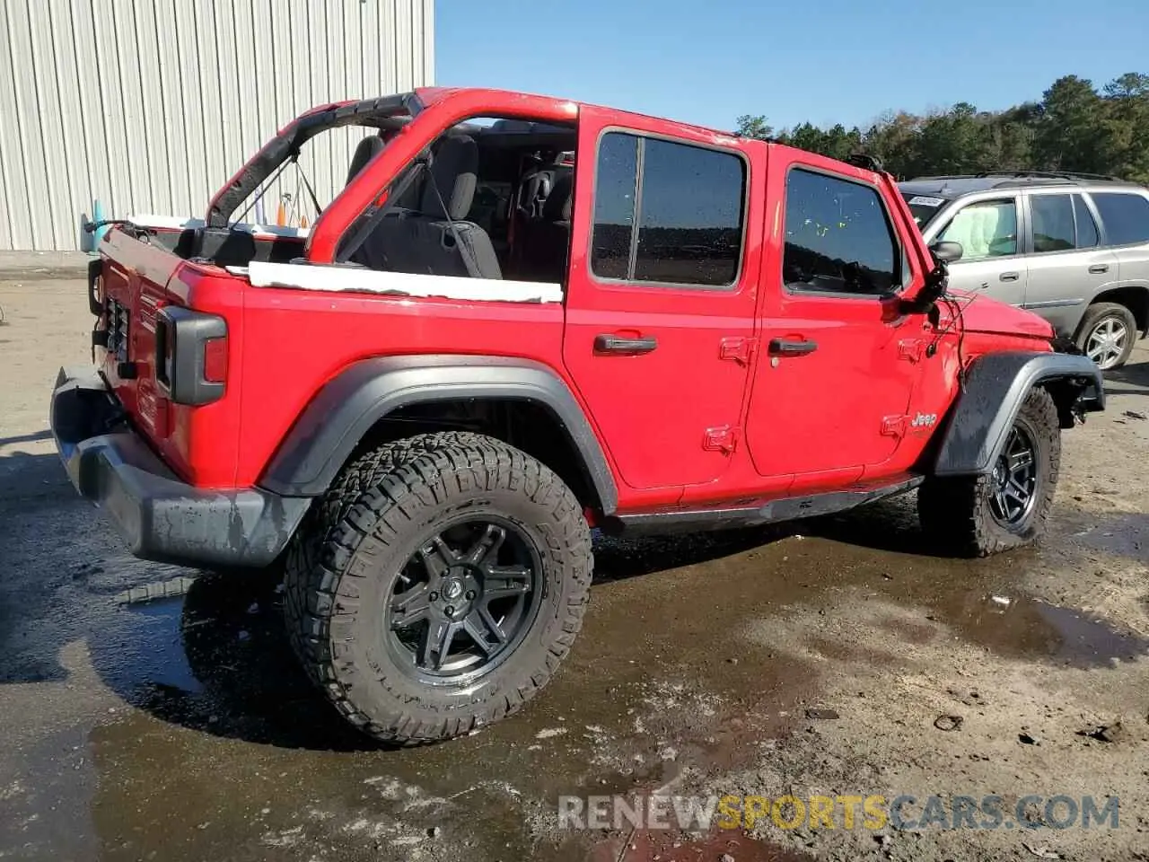 3 fotografías del automóvil dañado 1C4HJXDN7MW544741 JEEP WRANGLER 2021