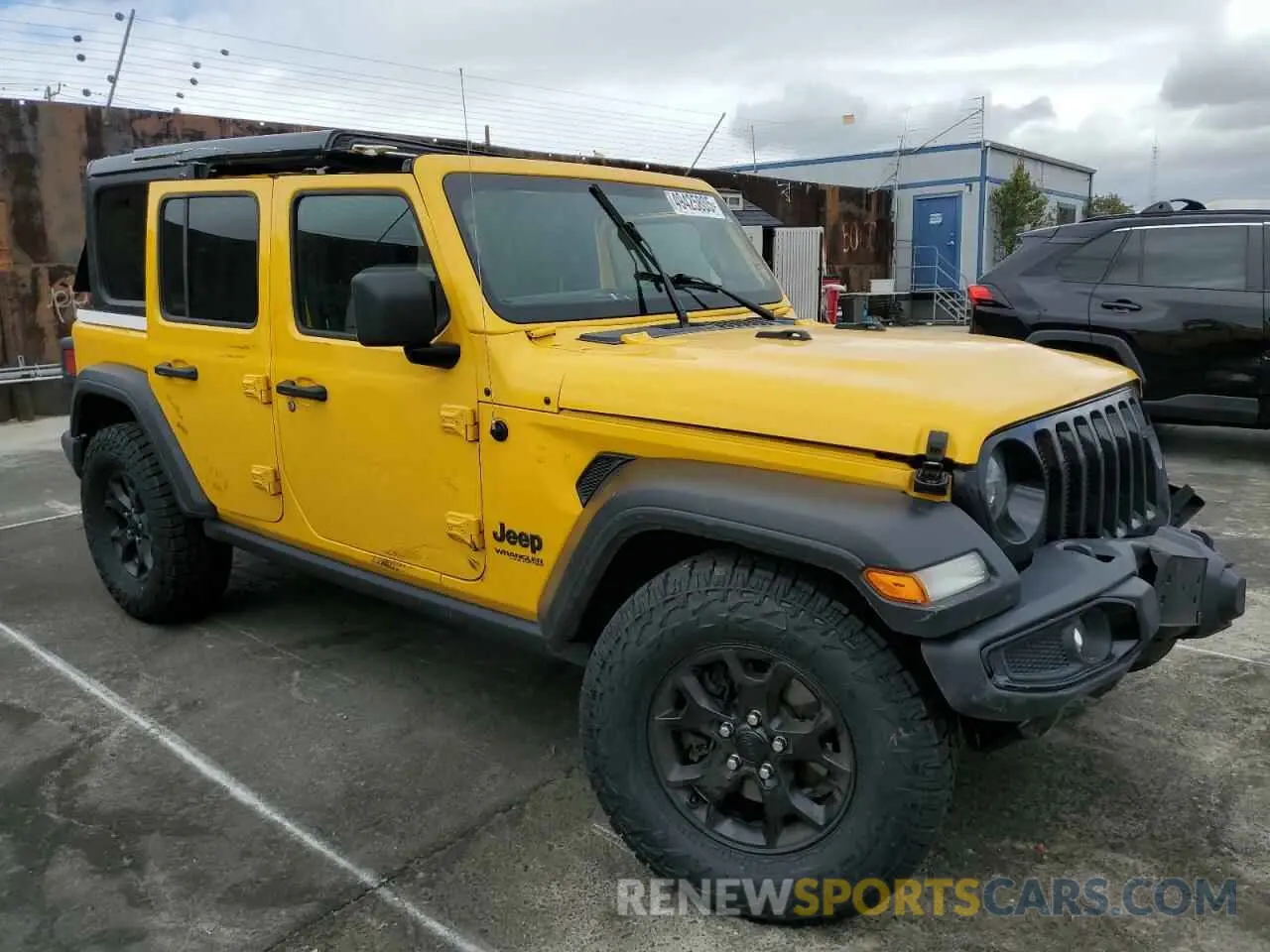 4 fotografías del automóvil dañado 1C4HJXDN7MW570675 JEEP WRANGLER 2021