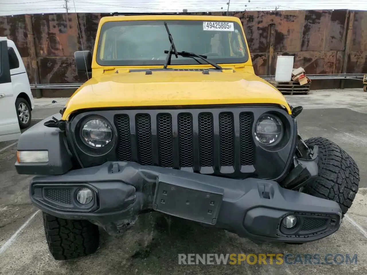 5 fotografías del automóvil dañado 1C4HJXDN7MW570675 JEEP WRANGLER 2021