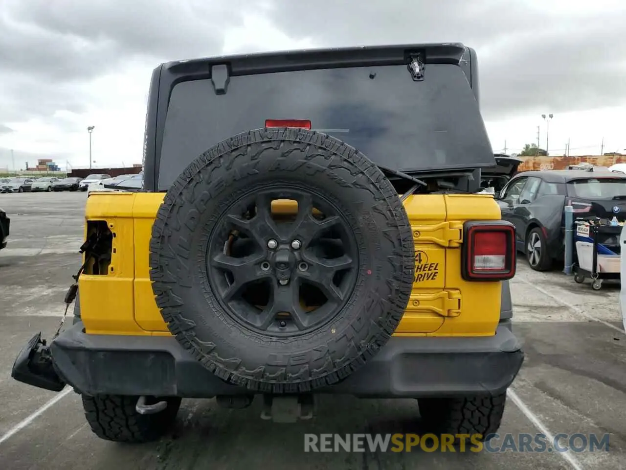 6 fotografías del automóvil dañado 1C4HJXDN7MW570675 JEEP WRANGLER 2021