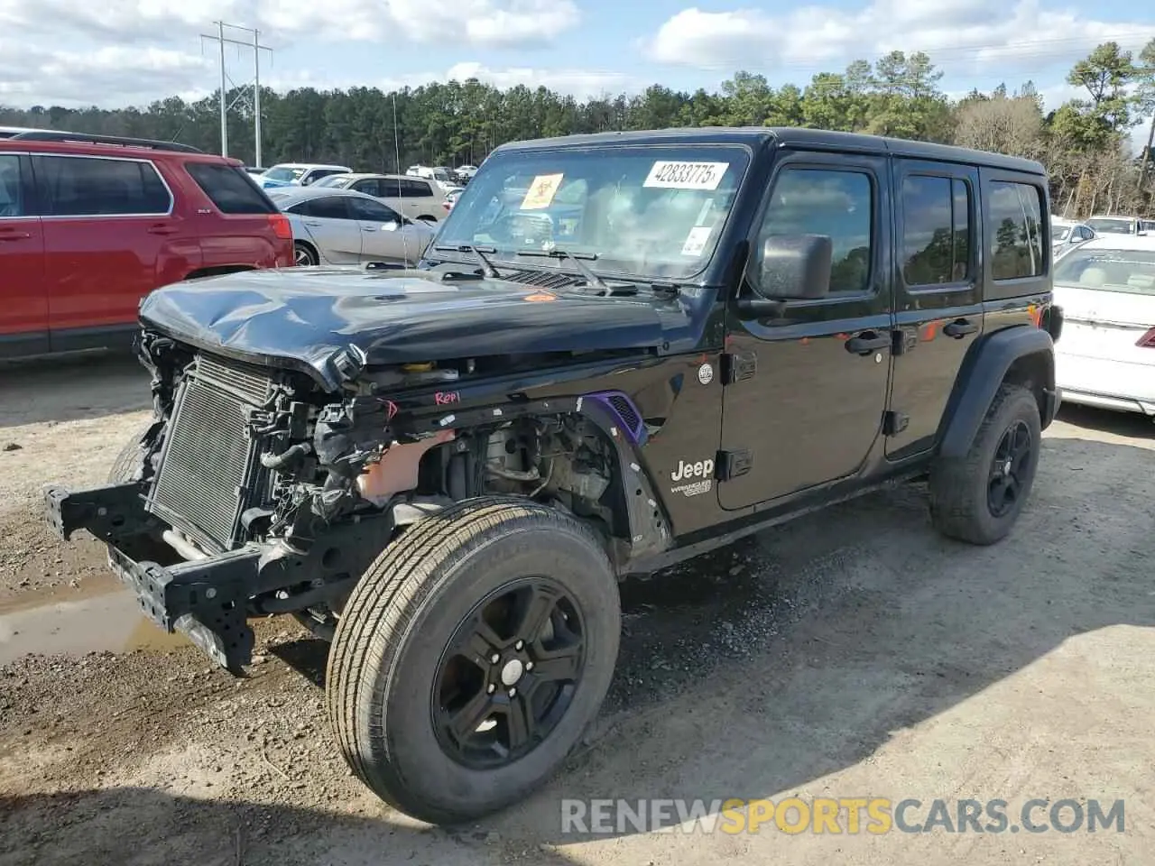 1 fotografías del automóvil dañado 1C4HJXDN7MW592904 JEEP WRANGLER 2021