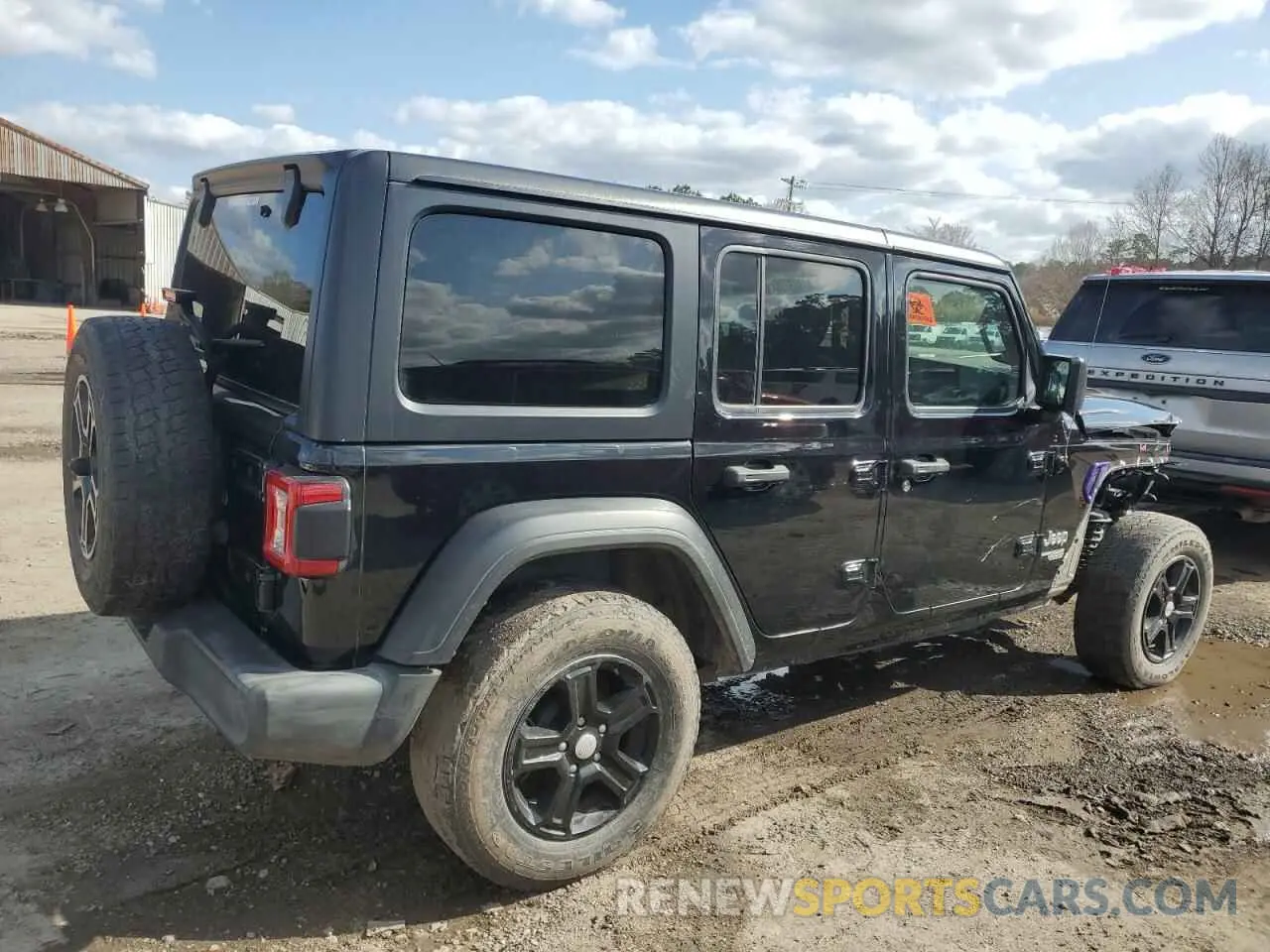 3 fotografías del automóvil dañado 1C4HJXDN7MW592904 JEEP WRANGLER 2021