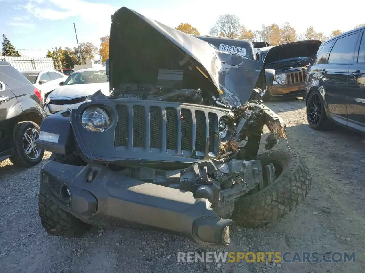 5 fotografías del automóvil dañado 1C4HJXDN7MW599321 JEEP WRANGLER 2021