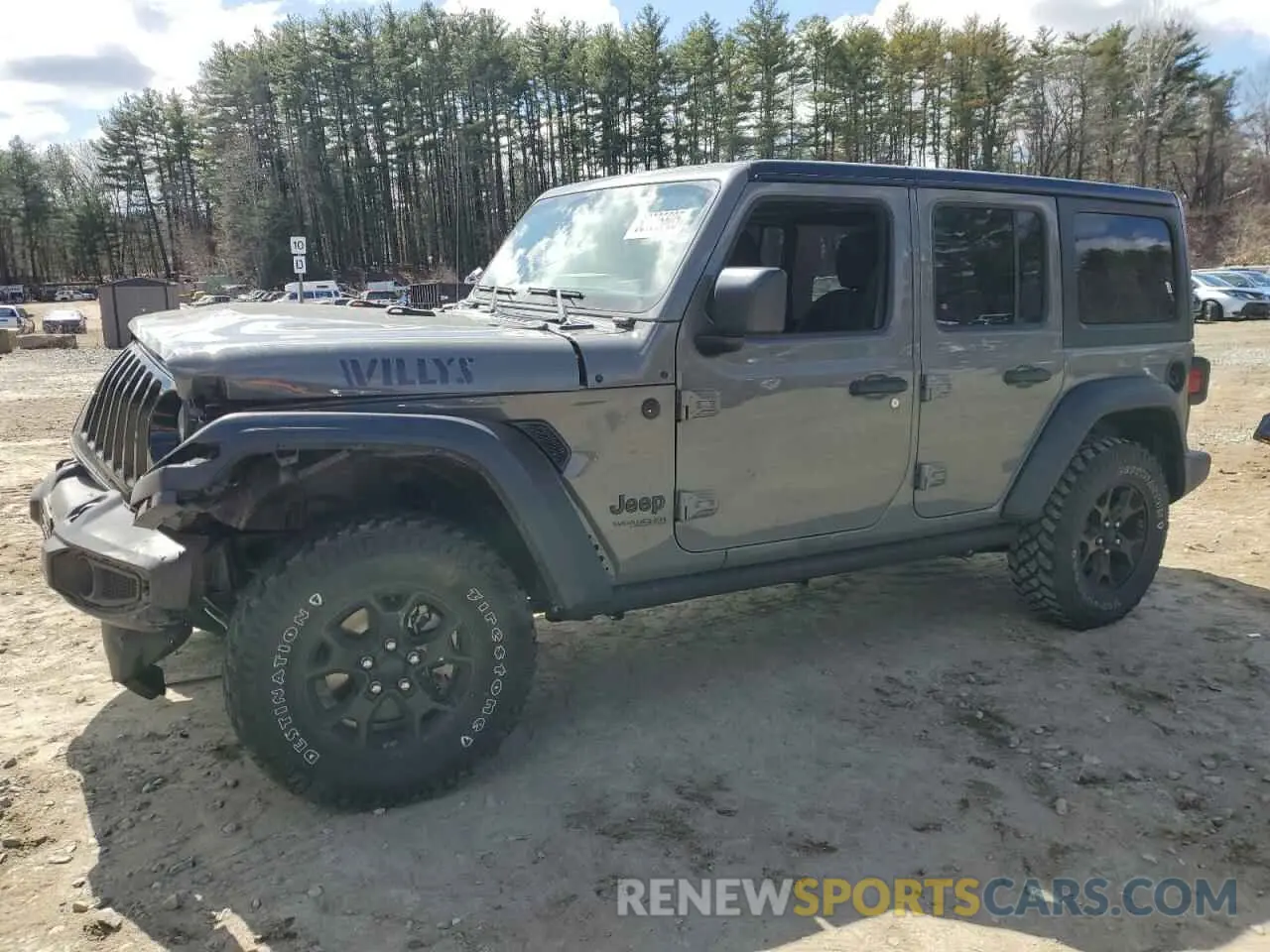 1 fotografías del automóvil dañado 1C4HJXDN7MW647576 JEEP WRANGLER 2021