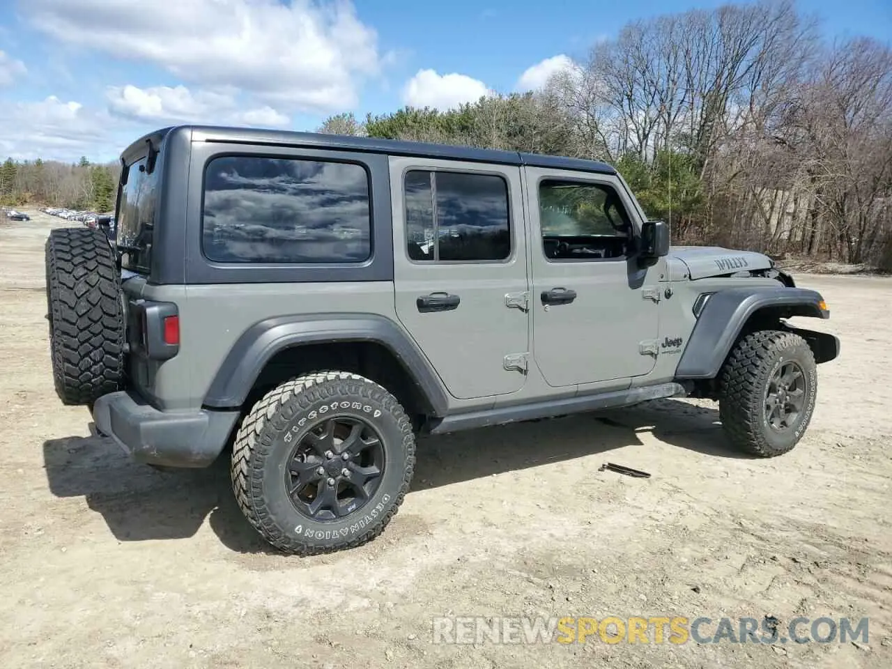 3 fotografías del automóvil dañado 1C4HJXDN7MW647576 JEEP WRANGLER 2021