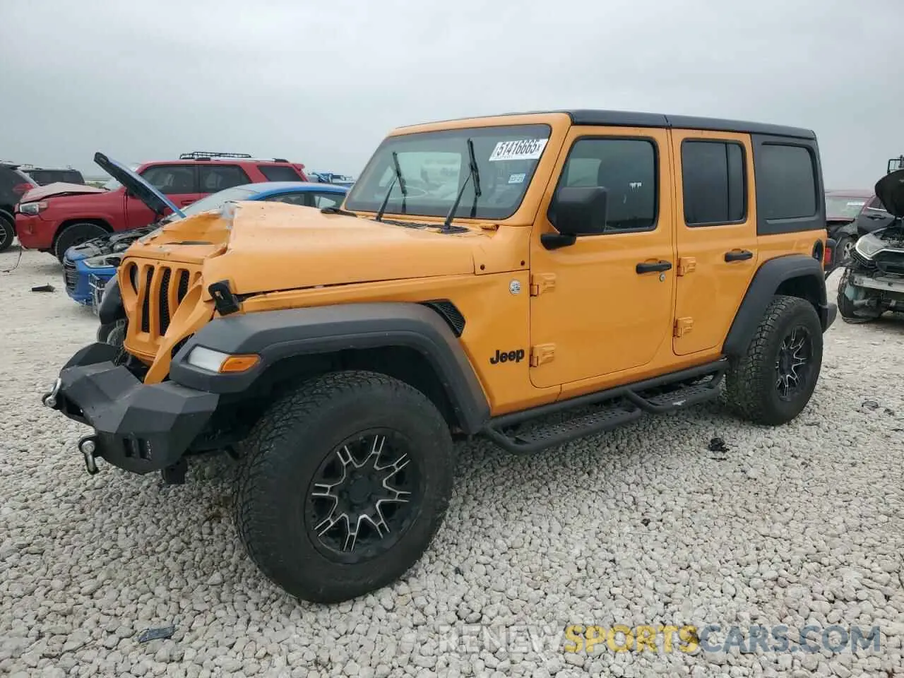 1 fotografías del automóvil dañado 1C4HJXDN7MW693733 JEEP WRANGLER 2021