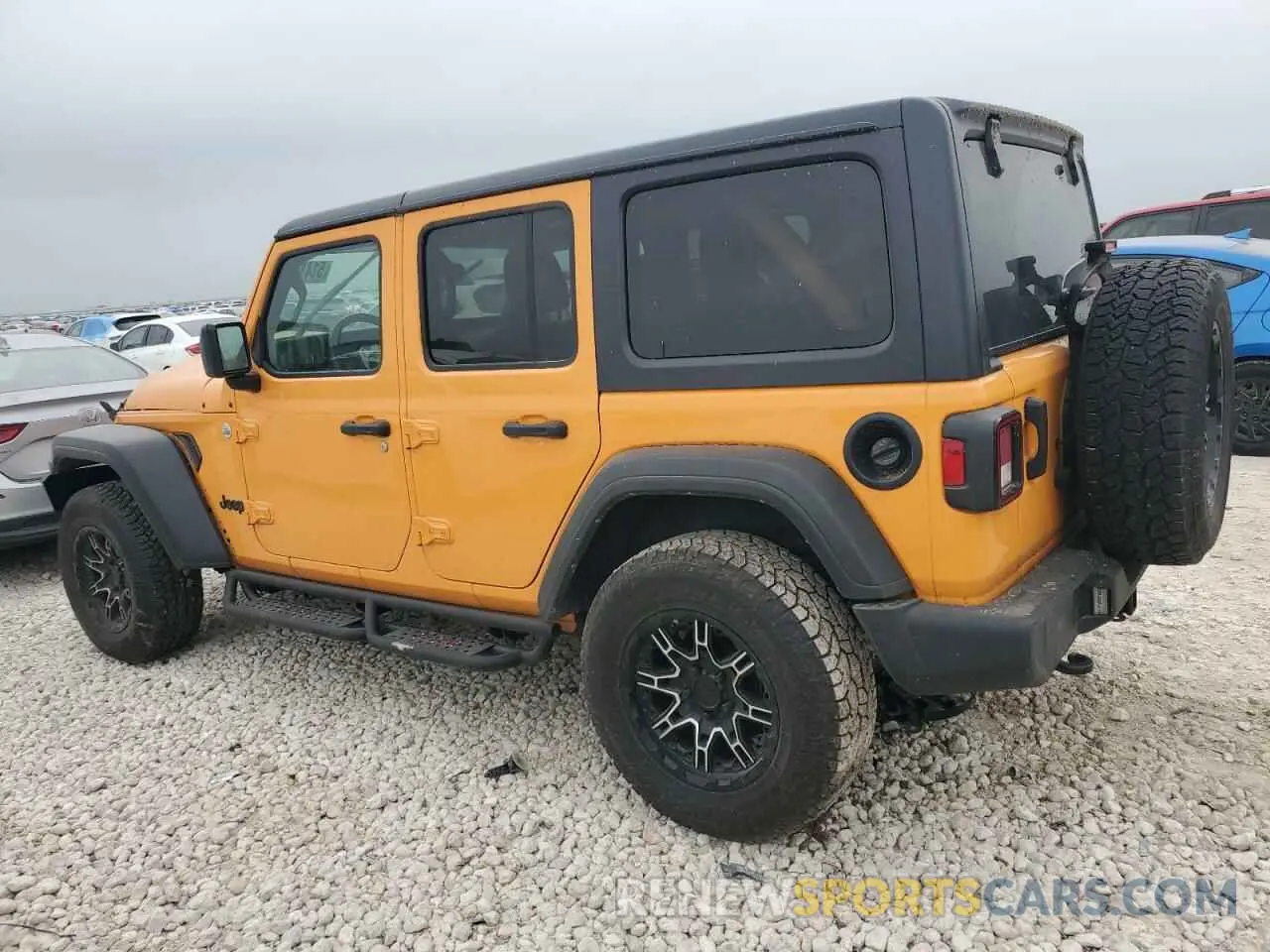 2 fotografías del automóvil dañado 1C4HJXDN7MW693733 JEEP WRANGLER 2021