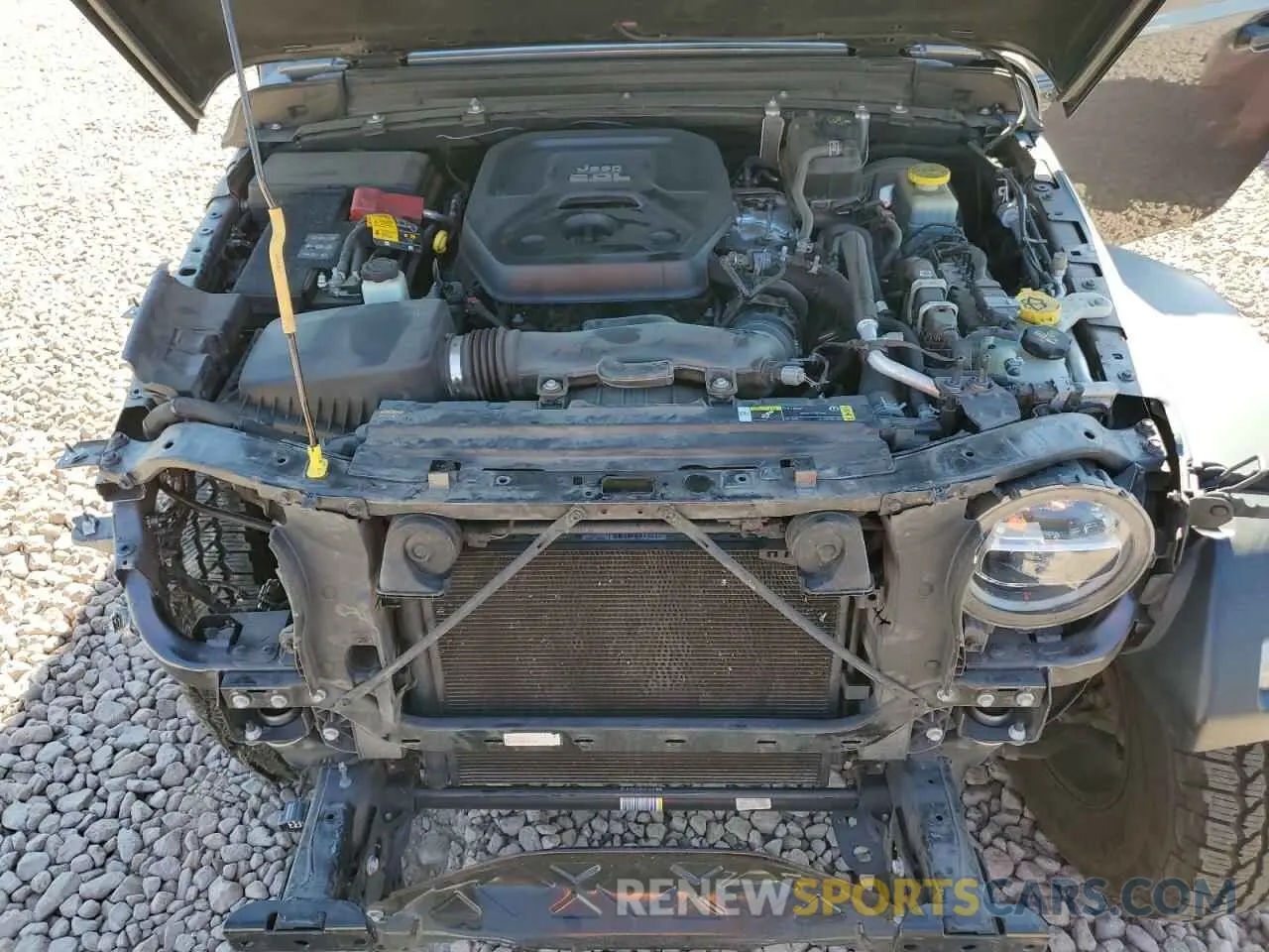 11 fotografías del automóvil dañado 1C4HJXDN8MW590711 JEEP WRANGLER 2021