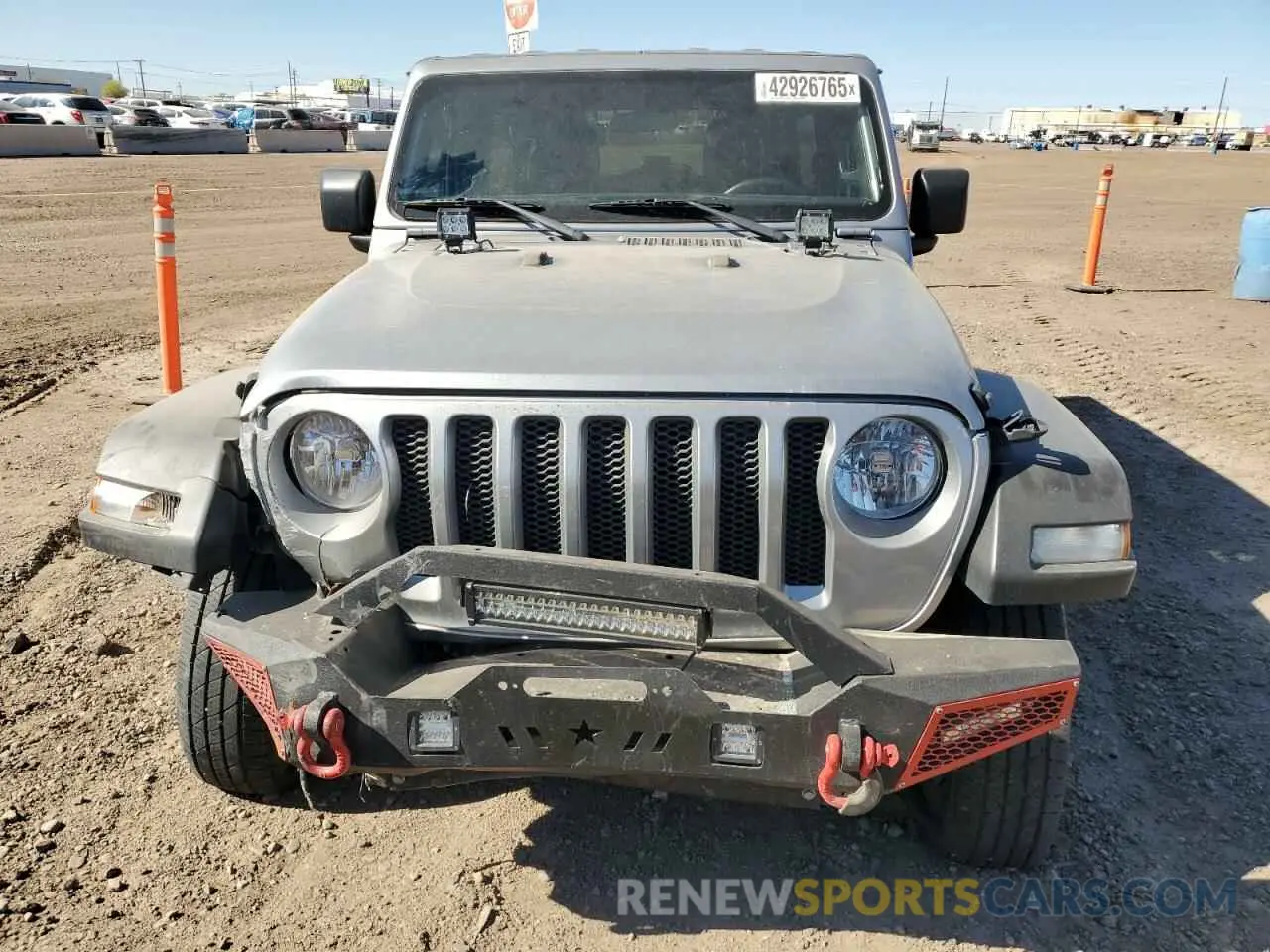 5 fotografías del automóvil dañado 1C4HJXDN8MW592619 JEEP WRANGLER 2021