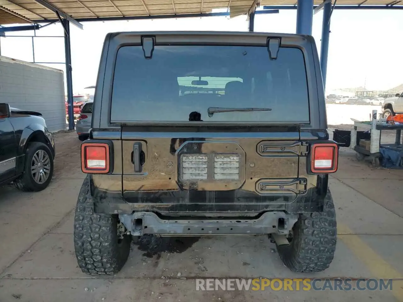 6 fotografías del automóvil dañado 1C4HJXDN8MW630723 JEEP WRANGLER 2021