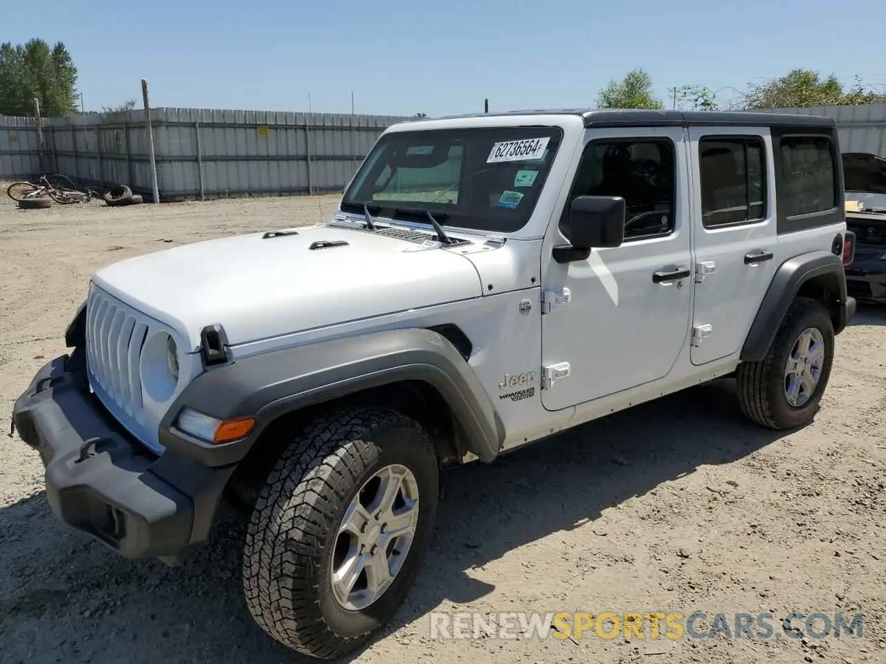 1 fotografías del automóvil dañado 1C4HJXDN8MW630768 JEEP WRANGLER 2021