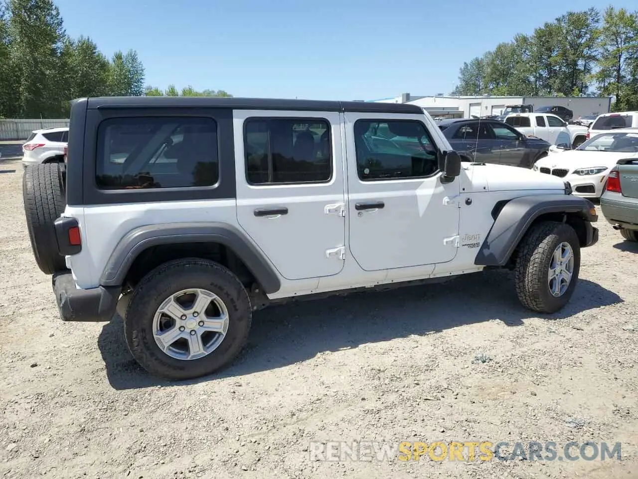 3 fotografías del automóvil dañado 1C4HJXDN8MW630768 JEEP WRANGLER 2021