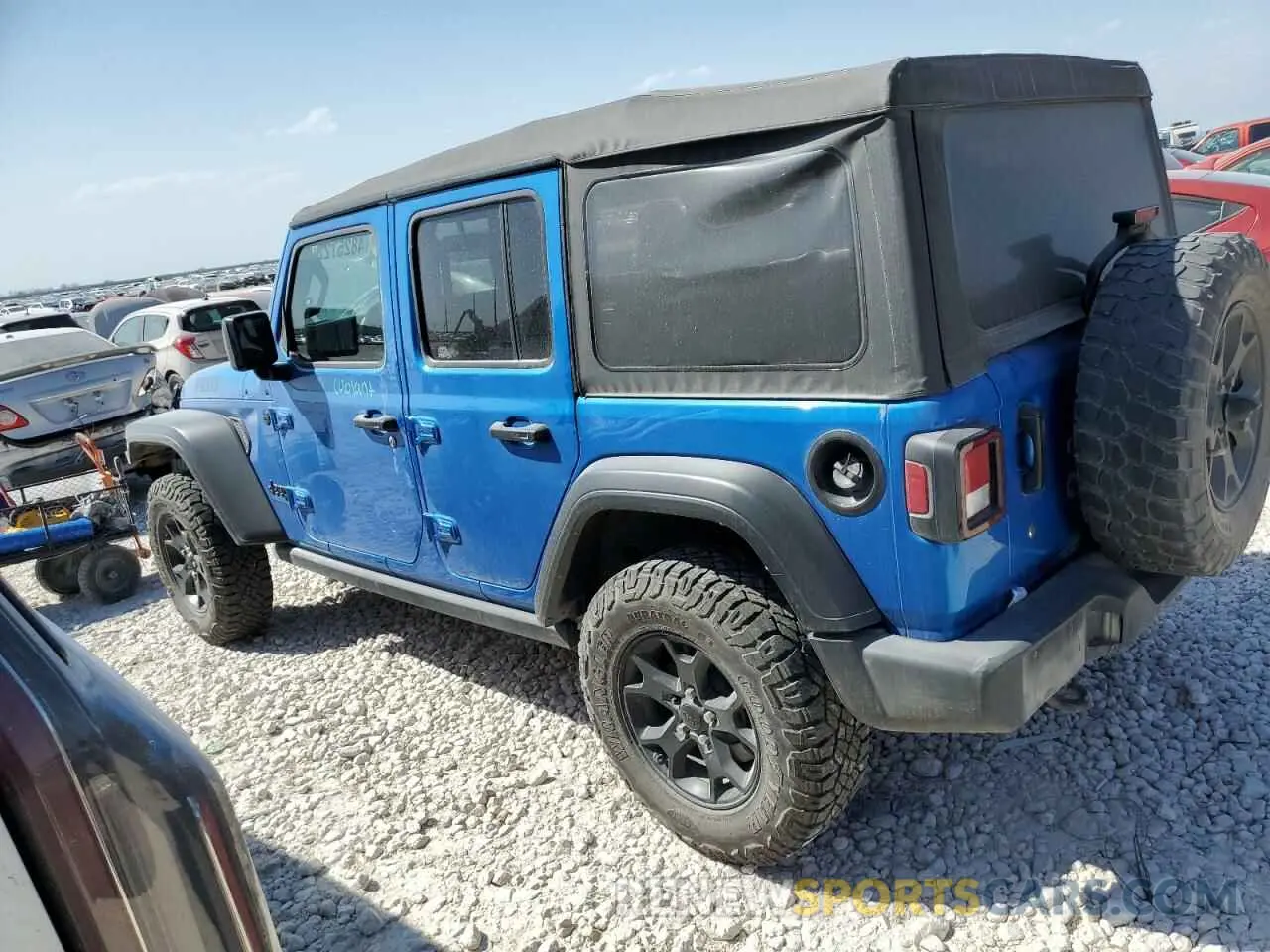 2 fotografías del automóvil dañado 1C4HJXDN8MW856373 JEEP WRANGLER 2021