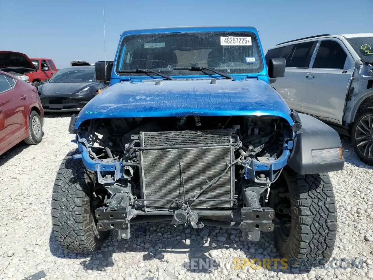 5 fotografías del automóvil dañado 1C4HJXDN8MW856373 JEEP WRANGLER 2021