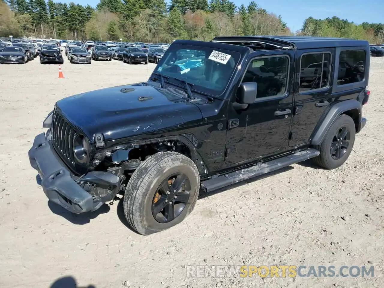 1 fotografías del automóvil dañado 1C4HJXDN9MW870458 JEEP WRANGLER 2021