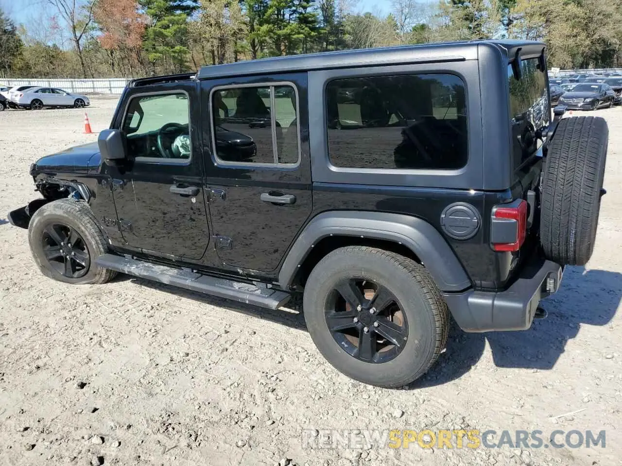 2 fotografías del automóvil dañado 1C4HJXDN9MW870458 JEEP WRANGLER 2021