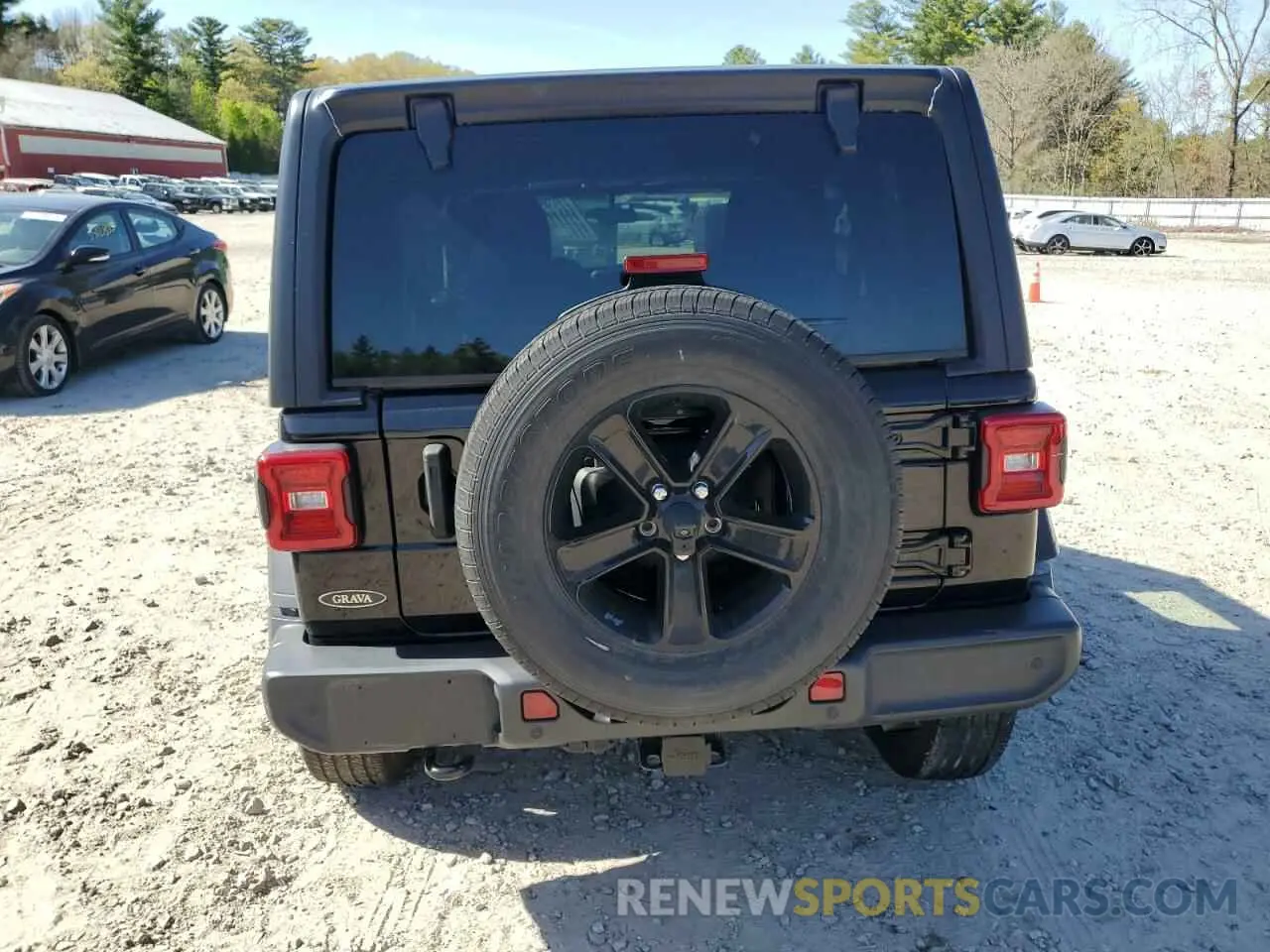 6 fotografías del automóvil dañado 1C4HJXDN9MW870458 JEEP WRANGLER 2021
